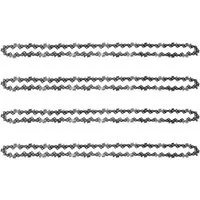 Youyijia Elektro-Kettensäge Pack of 4 Saw Chains 40 cm 3/8 Inch 1.3 mm 56 Drive Links, 4-tlg.