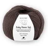 Pro Lana Baby Merino soft Häkelwolle, 100 m (Baby Merino Soft Wolle, zartes Gefühl auf der Babyhaut), 25 g