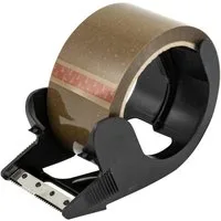 Stylex Klebeband Paket-Klebebandabroller inklusive einer Rolle braunes Klebeband (1-St)