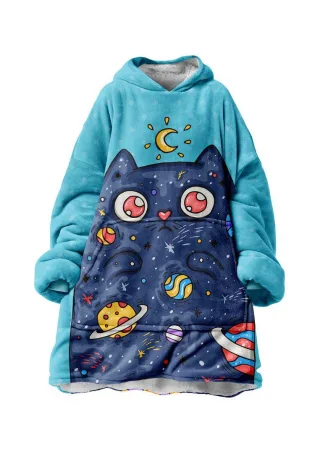 "Space Cat fm" Kuschelpullover Huggie