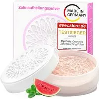 OnlySmile Zahnbleaching-Pulver Zahnaufhellung Pulver - Testsieger - Teeth Whitening Powder, Zahnaufhellung, Bleaching Powder, Aufhellen, weiße Zähne