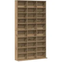vidaXL CD-Regal CD Regal Artisan-Eiche 101 x 23 x 177,5 cm Holzwerkstoff, 1-tlg.