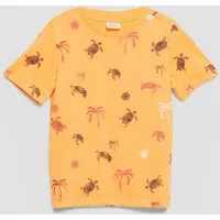 s.Oliver Kurzarmshirt T-Shirt T-Shirt mit All-over-Print