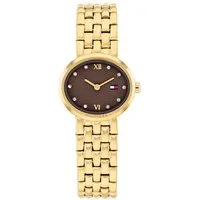 Tommy Hilfiger Quarzuhr MOIRA 1782844, Armbanduhr, Damenuhr, Edelstahlarmband, analog, Glaskristalle