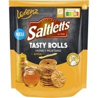 LORENZ Knabberei, Lorenz Saltletts Tasty Rolls Honey Mustard Packung 130g