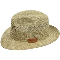 bugatti Fedora Stroh Kopfbedeckung (keine Fransen)