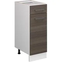 Vicco Unterschrank R-Line, Grau/Weiß, 30 cm ohne Arbeitsplatte (1-St)