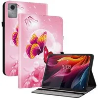 Wigento Tablet-Hülle Für Lenovo Idea Tab 11" Crystal Textur Kunstleder Motiv Schutzhülle, Kunstleder Tablet Hülle mit Stifthalte und Standfunktion