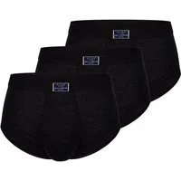 ESGE - Die Wäsche-Macher Slip 3er Pack- Feinripp Jeans (Spar-Set, 3-St) Slip / Unterhose - Baumwolle - mit Eingriff