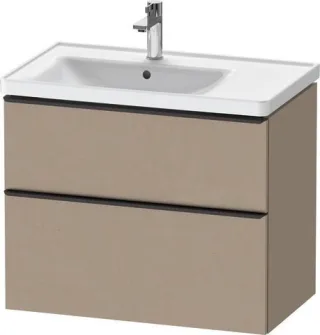 Duravit D-Neo Waschtischunterbau wandhängend Leinen Matt 784x452x625 mm - DE43570BD750000 DE43570BD750000