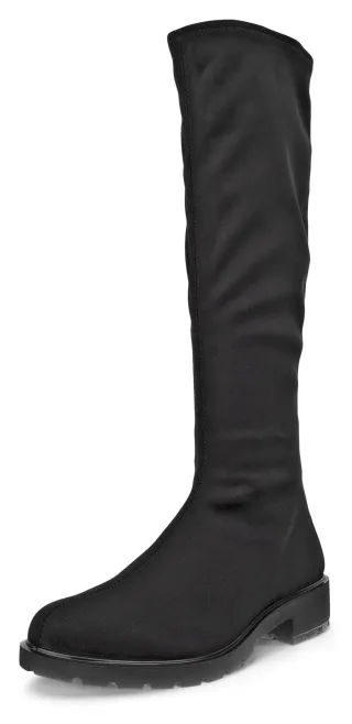 Ecco Stiefel "METROPOLE VIENNA" Langschaftstiefel, Blockabsatz mit dehnbarem Stretch