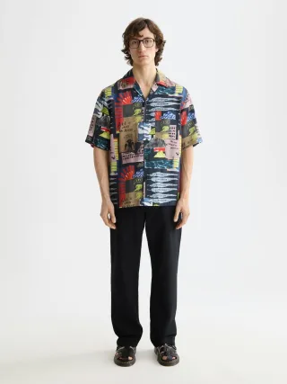 Scotch & Soda - Shirts Männlich Schwarz - Gr. - XL