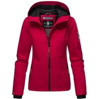 Marikoo Outdoorjacke Brombeere sportliche Übergangsjacke mit Kapuze