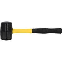 TRIZERATOP Hammer Gummihammer 50mm, Fiberglasstiel, 500g