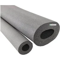 Scorprotect® Steinwolle Kautschuk Rohrisolierung 2m Heizung und Sanitär hochflexibel GRAU