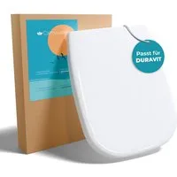 Calmwaters WC-Sitz Duravit D-Code 220909 & D-Code rimless 253509, 257009, Für Duravit D-Code 220909, D-Code rimless 253509+257009, 26LP6318