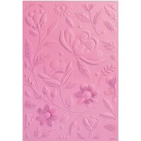 Sizzix Motivschablone 3D-Prägeschablone "Happy Garden by Catherine Pooler", 11,43x16,51cm