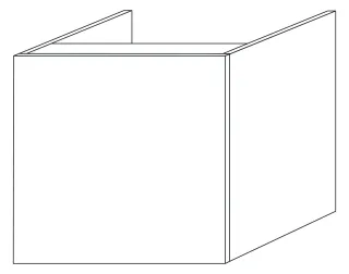 Sanipa WTU mit Tür A: links 2morrow (G2360L) 510x500x520 Weiß-Matt, G236001L G236001L