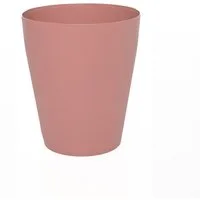 Sinoba Papierkorb rund moderner Mülleimer Papiereimer 788789, aus Kunststoff ideal für Kinderzimmer Küche Büro, 12 Liter Höhe 26,5cm