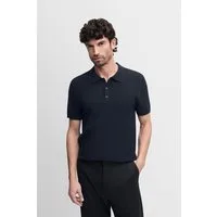 Cinque Kurzarmpullover CIFLAV mit Polokragen und Knopfleiste, Regular Fit