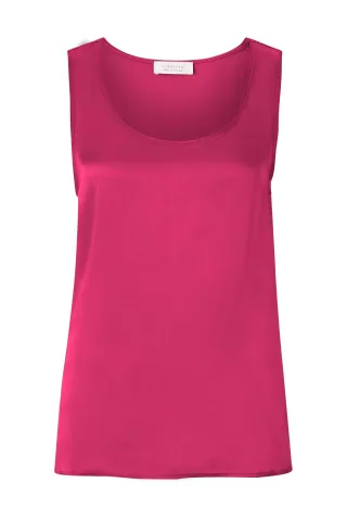 Rich & Royal - Sustainable Silky Top raspberry pink - Gr. - XS