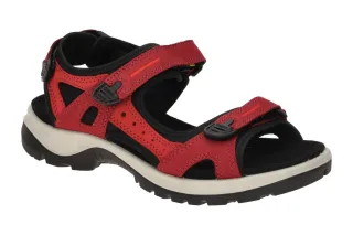 Ecco 069563 OFFROAD - Yucatan Damen Sandale in Brick/Chili Red