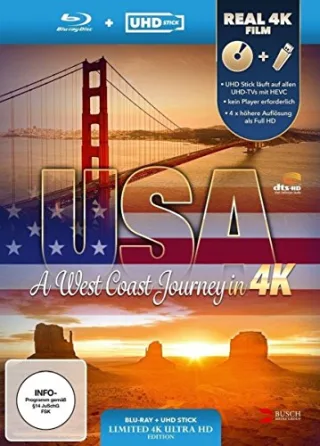 USA - A West Coast Journey (UHD Stick in Real 4K + Blu-ray) - Limited Edition