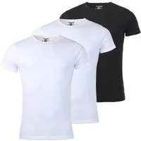 Young & Rich T-Shirt Herren Uni Basic rundhals Ausschnitt Unterziehshirt 1701 3er Pack (3er-Pack, 3-tlg., 3er-Pack) Rundhalsauschnitt unifarben kurzarm regular fit