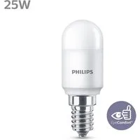 Philips LED-Leuchtmittel LED CorePro E14 T25 Röhre 3,2W = 25W Kühlschrank 250lm Warmweiß 2700K, T25, Warmweiß, Kühlschranklampe