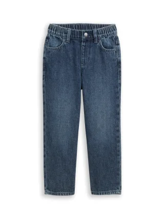 tom tailor kids - Baggy Fit Jeans Clean Dark Stone Blue Denim - Gr. - 98