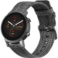 kwmobile Ersatz Armband für Ticwatch E3 / GTH 20mm Smartwatch, 1-tlg., Armband - Band für Fitness Tracker in Schwarz