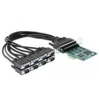 PCIe Karte> 8xSeriell RS-232 DB9, Schnittstellenkarte