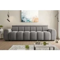 99rooms Big-Sofa Alessio, Sofa, Big-Sofa, mit elektrischer Sitztiefenverstellung, Bezug: Velours TIFFANY
