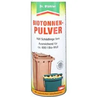 Silberkraft Biotonnenpulver Bio-Tonnenpulver gegen unangenehme Gerüche und Schädlinge, 500 g, Einfache Anwendung Vielseitig einsetzbar Effektiver Schutz vor Maden, Effektiver Schutz, enthält Calciumcarbonat, Bindet Flüssigkeiten