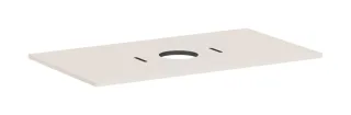 Hansgrohe Konsole Xilesa E 980x550mm m.Ausschnitt mitt.Aufsatzwasch.o.Hl Sandbeige matt, 54276780 54276780