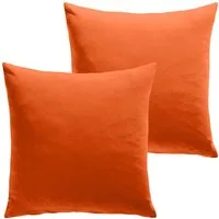 REDBEST Kissenbezug Kuschelkissenbezug "San Francisco" 2er-Pack, Single-Jersey Uni