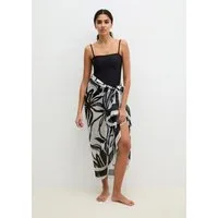 Marc O'Polo Pareo Beach Cover, mit floralem Print