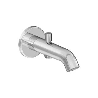 VitrA Minimax Round Wanneneinlauf mit Brauseabgang Ausladung Auslauf 17 cm Chrom,A43542EXP A43542EXP