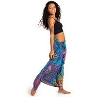 PANASIAM Sarong Pareo TieDye Design aus leichter Viskose Strandtuch Wrap, Viskose, Strandkleid Bikini Cover-up Tuch für den Strand Schultertuch Halstuch