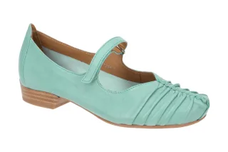 Everybody 30508H2296 GL148 Damen Riemchen Pumps Blau acquamarina Holzabsatz