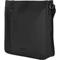 Christian Wippermann Umhängetasche Damen Tasche Schultertasche Umhängetasche Crossover Bag (einzeln), Leder Optik Handtasche Schwarz