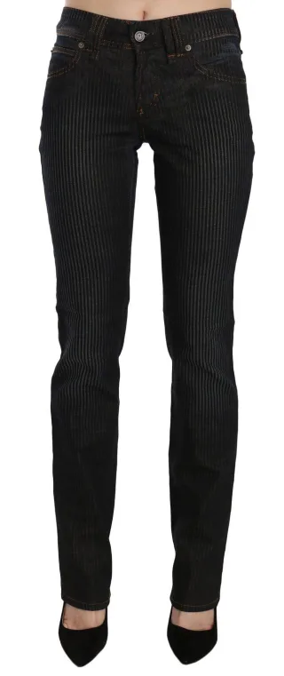 John Galliano Nadelstreifenjeans