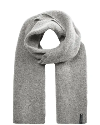 MOS MOSH - MMThora Knit Scarf grey melange - Gr. - OS