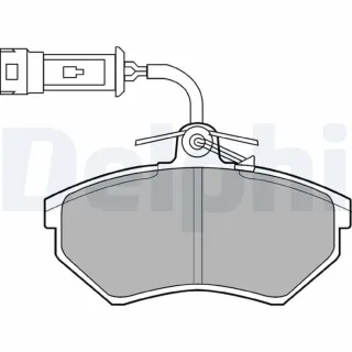 Delphi Bremsbel?ge vorne Audi 80 90 Coupe VW Golf Passat