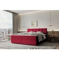 99rooms Boxspringbett Bergamo (Schlafzimmerbett, Bett), 140/160/180/200x200 cm, in Cordstoff AMBIENCE, mit Topper