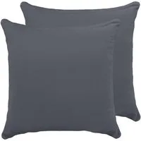 BRB HOME Kissenhüllen Kissenbezüge Kopfissenbezug Couchkissen Dekokissen Sofakissen, (2 Stück), Baumwolle Kissenbezüge Jersey-Material
