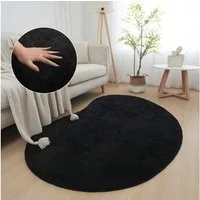 OTTO home Teppich Cali Bean, U-förmig, Höhe: 16 mm, besondere Form, Uni, weich, waschbar, Wohnzimmer, Schlafzimmer