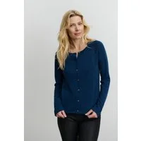 rosemunde Strickjacke Laica cardigan mit Wolle und Kaschmir mit Rundhalsausschnitt, Woll-Kaschmir-Mix
