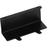 Kesseböhmer Küchenrückwand Relingsystem Linero MosaiQ schwarz modular, (1-tlg), 2er Hakenleiste