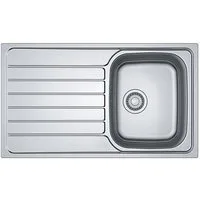 FRANKE Edelstahlspüle Spark, SKL 611-86 Edelstahl Leinen, 86/50 cm